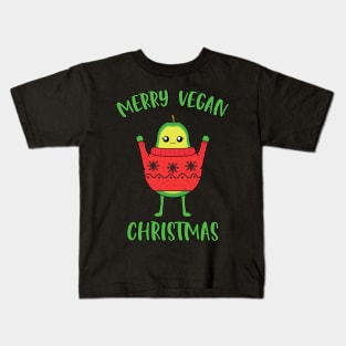 Merry Vegan Christmas Kids T-Shirt